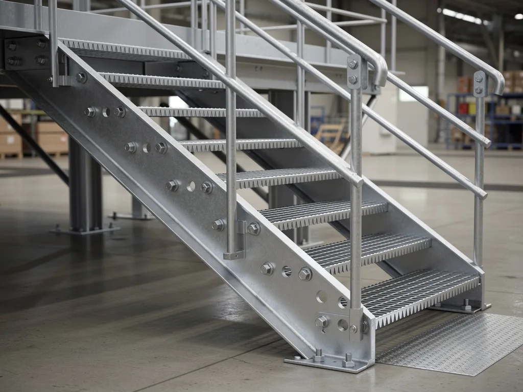 Industrielle Stahltreppen