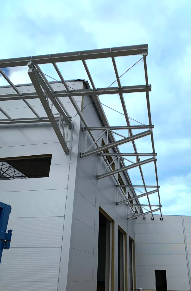 Uberdachungen - Unterstande - Zwischengeschosse - polnisches Unternehmen - Mateo - db